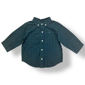 Ralph Lauren | Infant Black Watch Plaid Button Down (9 mos)